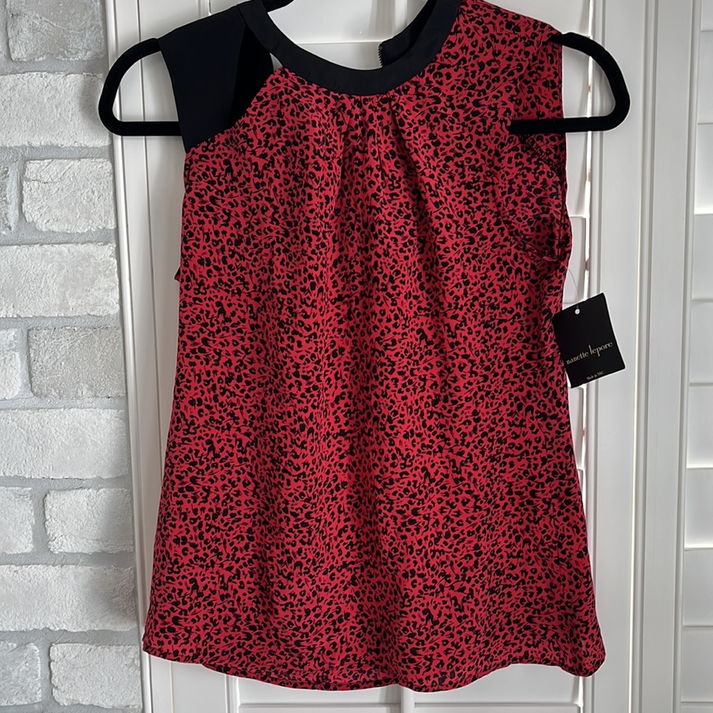 NWT Nanette Lepore sleeveless blouse size 2